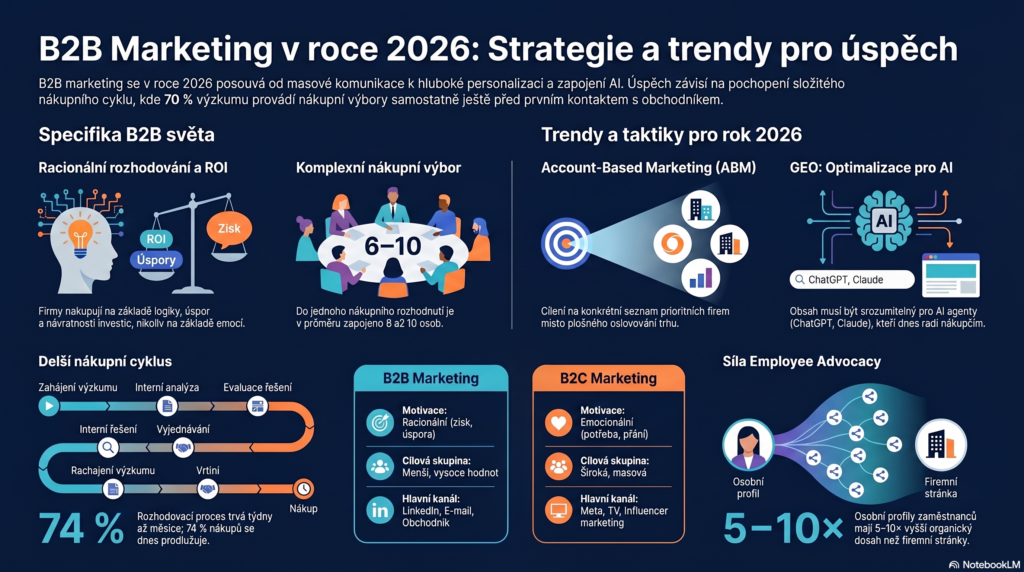 B2B marketing infografika