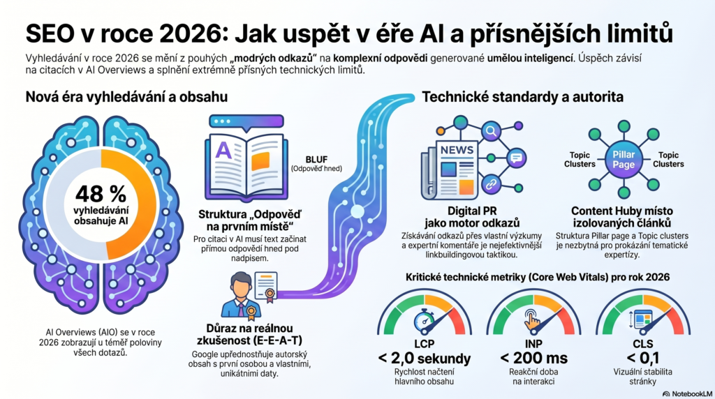 seo strategie 2026 infografika