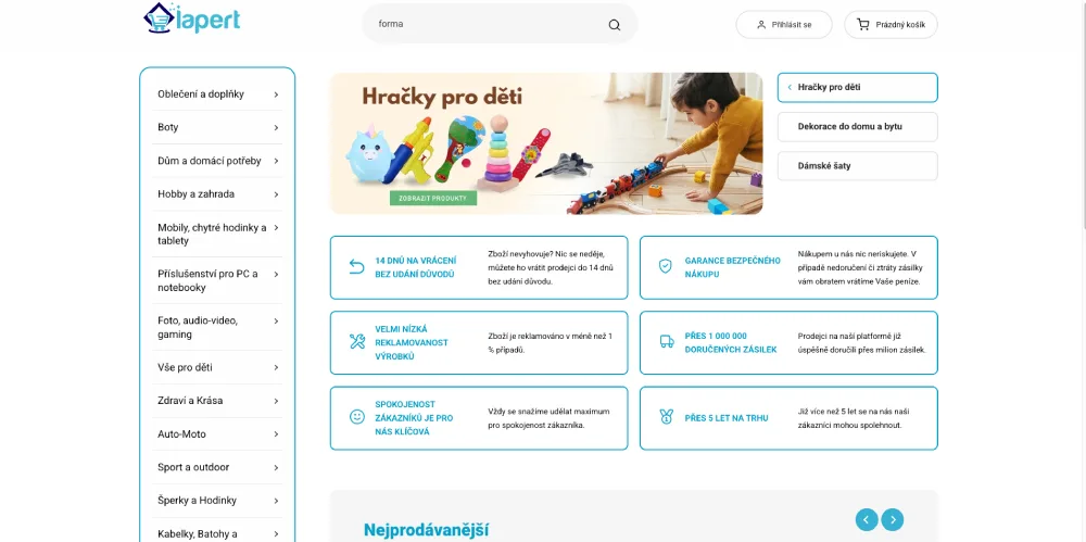 web Lapert.cz